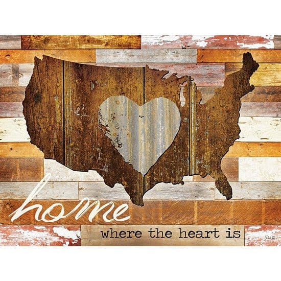 Home - Where The Heart Is I By Marla Rae Art Print - 18 X 24-Penny Lane Publishing-The Village Merchant