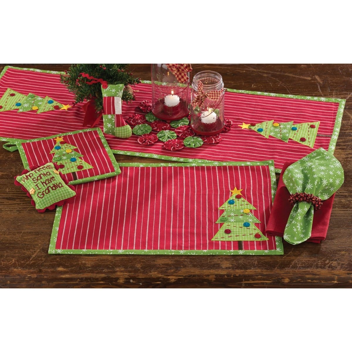 Homemade Holiday Table Runner 54" Long-Park Designs-The Village Merchant