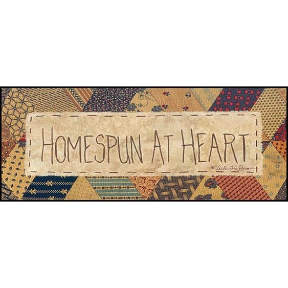 Homespun At Heart By Vicki Huffman Art Print - 4 X 10-Penny Lane Publishing-The Village Merchant