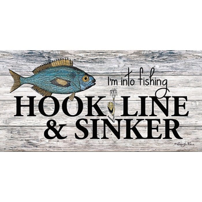 Hook, Line &amp; Sinker By Robin-Lee Vieira Art Print - 9 X 18-Penny Lane Publishing-The Village Merchant