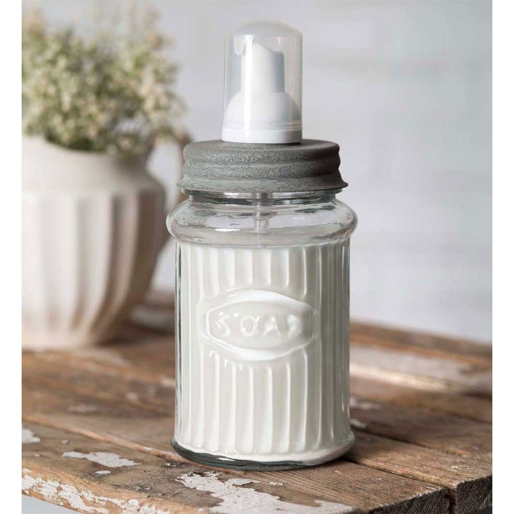 Hoosier W/ Barn Roof Lid - Foam Soap Dispenser-CTW Home-The Village Merchant