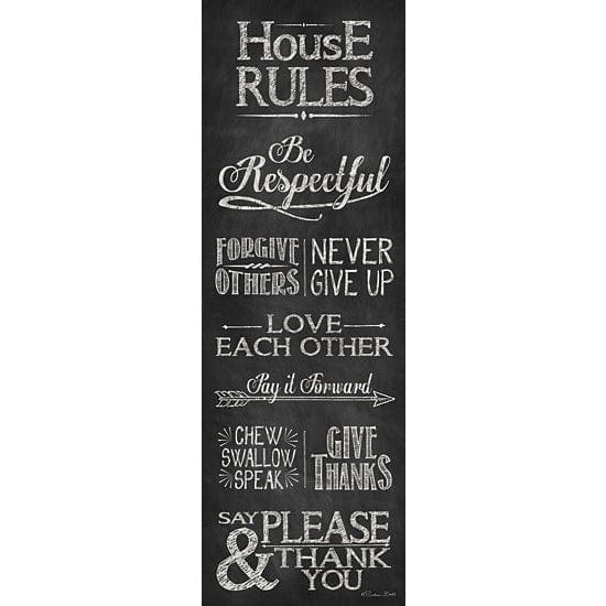 House Rules By Susan Ball Art Print - 12 X 36-Penny Lane Publishing-The Village Merchant