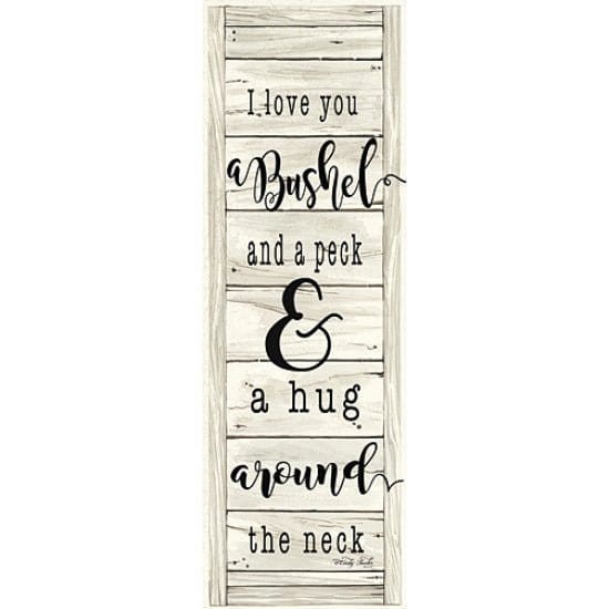 Hug Around The Neck By Cindy Jacobs Art Print - 8 X 24-Penny Lane Publishing-The Village Merchant