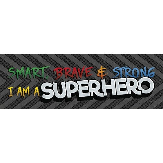 I Am A Superhero By Lauren Rader Art Print - 8 X 16-Penny Lane Publishing-The Village Merchant