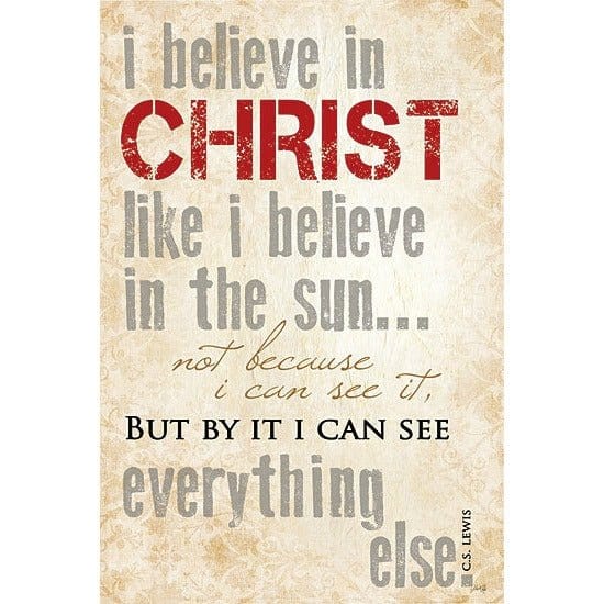 Penny Lane Publishing I Believe By Marla Rae Art Print - 12 X 18