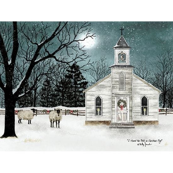 I Heard The Bells On Christmas Day - Darker Sky By Billy Jacobs Art Print - 12 X 16-Penny Lane Publishing-The Village Merchant