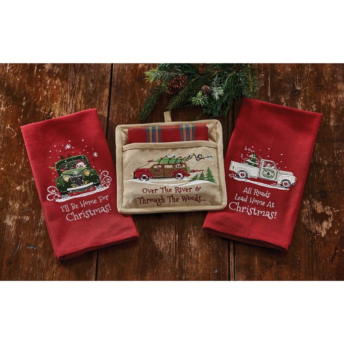 I&#39;ll be home for christmas Decorative Towel-Park Designs-The Village Merchant