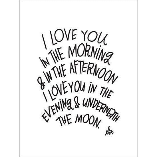 I Love You By Erin Barrett Art Print - 12 X 16-Penny Lane Publishing-The Village Merchant