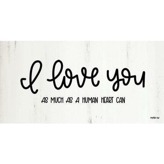 I Love You By Imperfect Dust Art Print - 9 X 18-Penny Lane Publishing-The Village Merchant