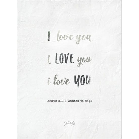 I Love You By Marla Rae Art Print - 12 X 16-Penny Lane Publishing-The Village Merchant