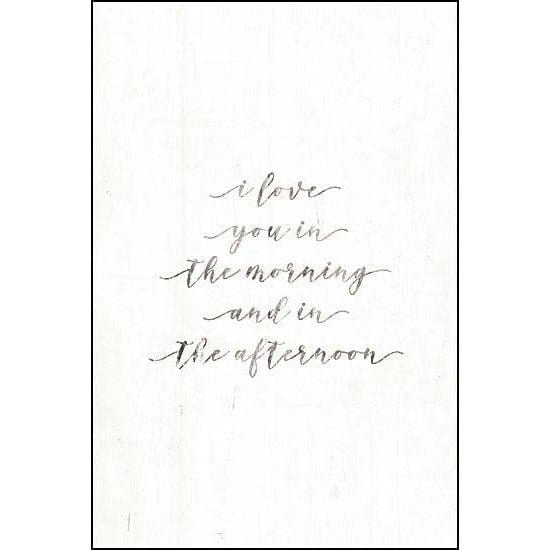 I Love You In The Morning By Marla Rae Art Print - 12 X 18-Penny Lane Publishing-The Village Merchant