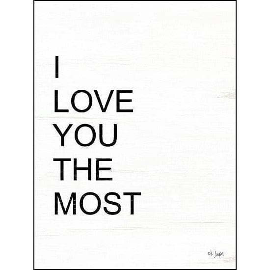 I Love You The Most By Jaxn Blvd Art Print - 12 X 16-Penny Lane Publishing-The Village Merchant