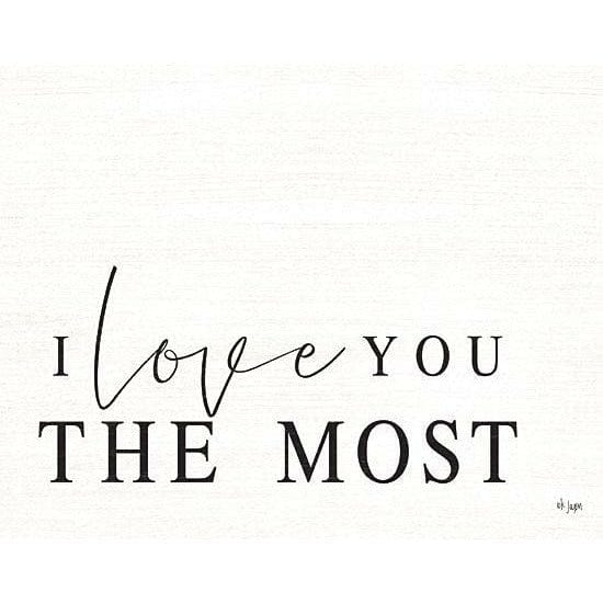 I Love You The Most By Jaxn Blvd Art Print - 12 X 18-Penny Lane Publishing-The Village Merchant