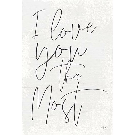 I Love You The Most By Jaxn Blvd Art Print - 12 X 18-Penny Lane Publishing-The Village Merchant