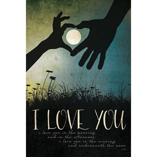 I Love You Underneath The Moon By Marla Rae Art Print - 12 X 18-Penny Lane Publishing-The Village Merchant