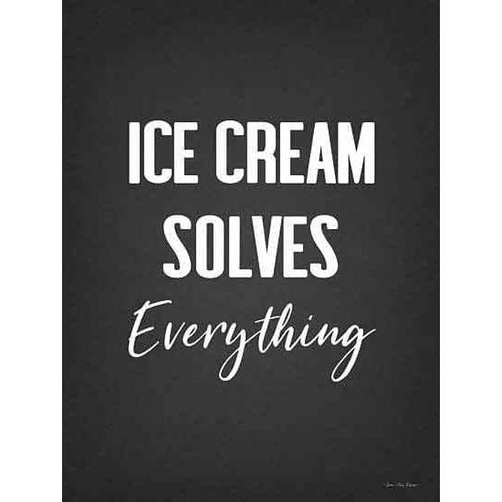 Penny Lane Publishing Ice Cream Solves Everything By Seven Trees Art Print - 12 X 16