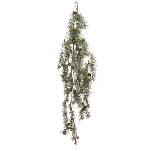 Iced Weeping Pine Drip Garland 4 Feet Long