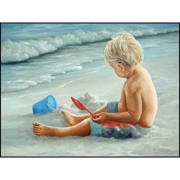In The Sand By Georgia Janisse Art Print - 12 X 16-Penny Lane Publishing-The Village Merchant