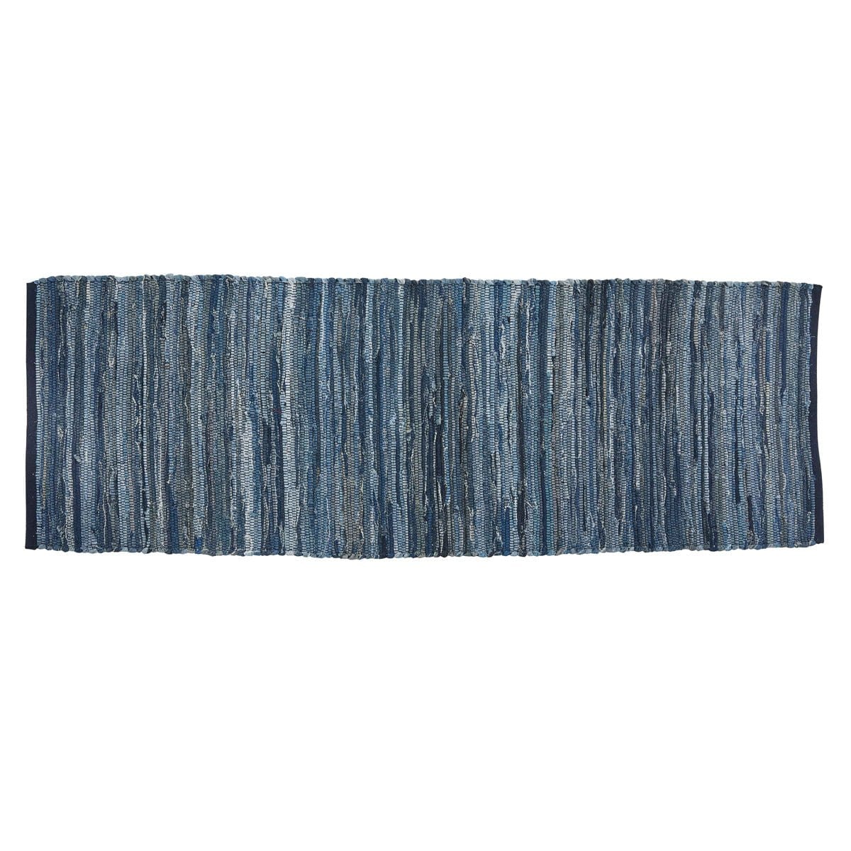 Indigo Chindi rug 24" x 72" Runner-Park Designs-The Village Merchant