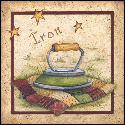 Iron By Mary Ann June Art Print - 8 X 8-Penny Lane Publishing-The Village Merchant