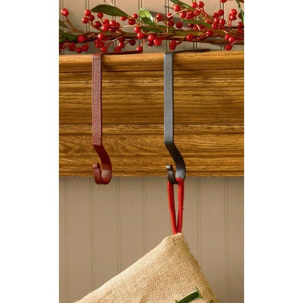 Iron Plain Hook In Black Stocking Holder-Park Designs-The Village Merchant