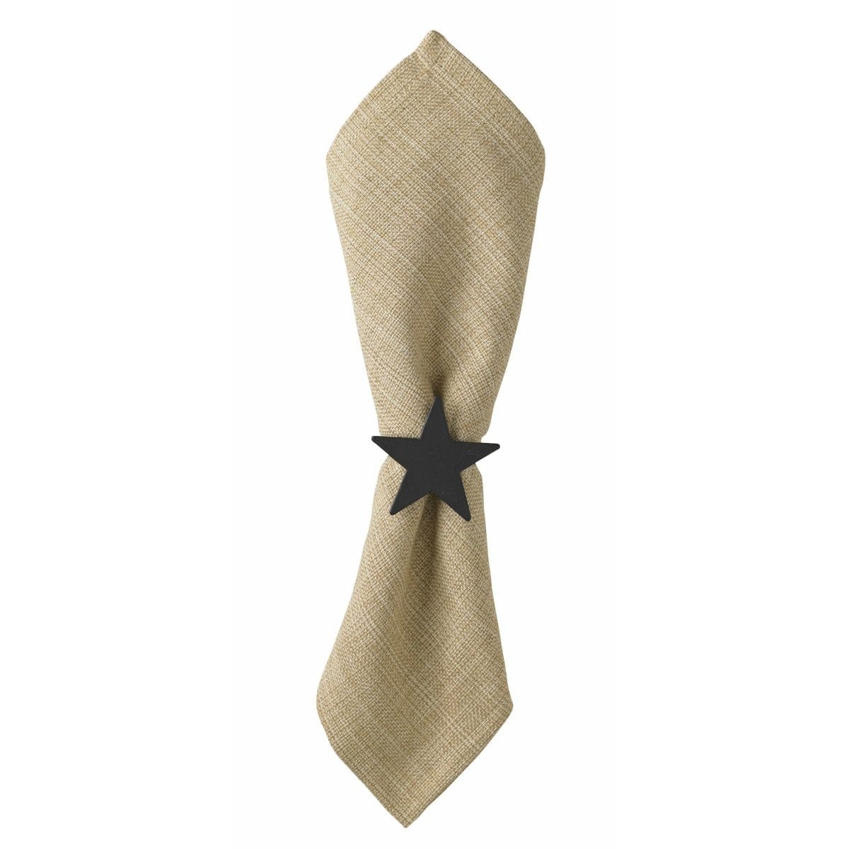 Iron Star In Black Napkin Ring-Park Designs-The Village Merchant