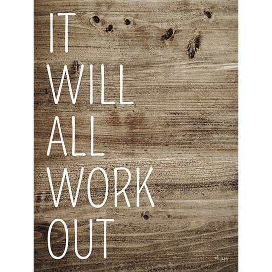 Penny Lane Publishing It Will All Work Out By Jaxn Blvd Art Print - 12 X 18