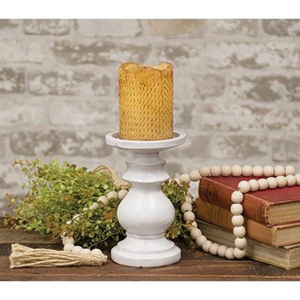 Ivory Wood Bead Garland With Jute Tassels 60" Long-CWI Gifts-The Village Merchant