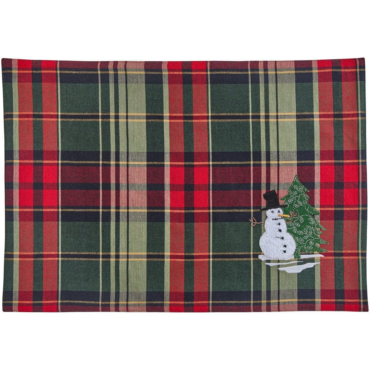 Jack Frost Plaid Placemat Set of 2