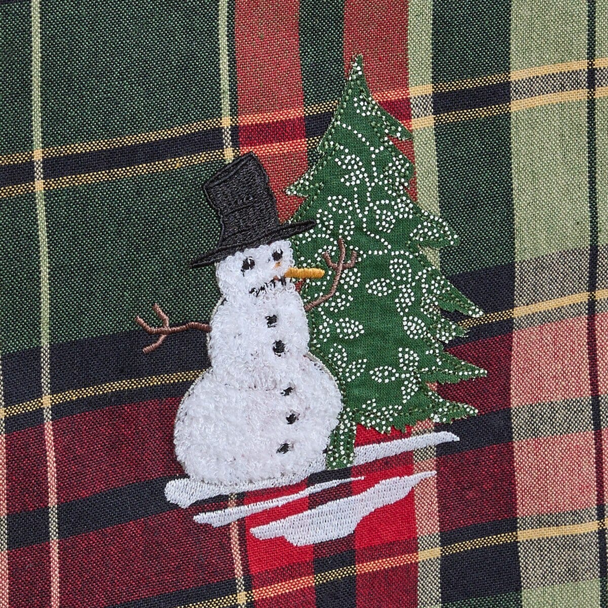 Jack Frost Plaid Table Runner 36" Long