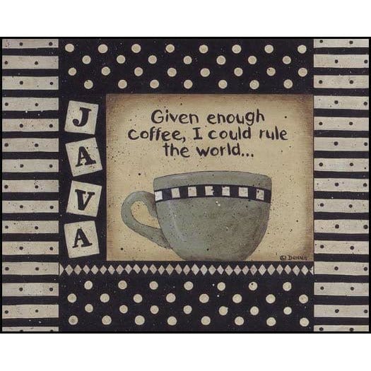 Java By Donna Atkins Art Print - 8 X 10-Penny Lane Publishing-The Village Merchant