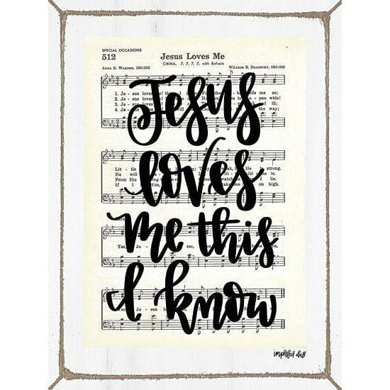 Jesus Loves Me By Imperfect Dust Art Print - 12 X 16-Penny Lane Publishing-The Village Merchant