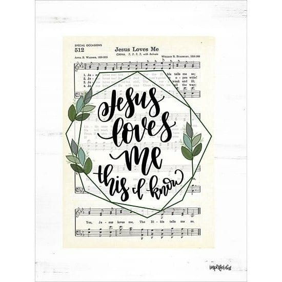 Jesus Loves Me By Imperfect Dust Art Print - 12 X 16-Penny Lane Publishing-The Village Merchant