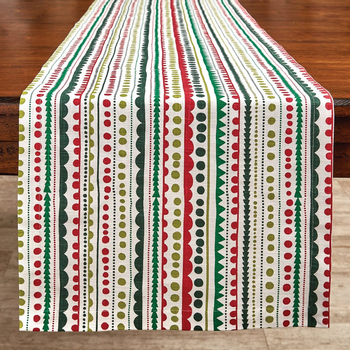 Jingle Jangle Printed Table Runner 72" Long