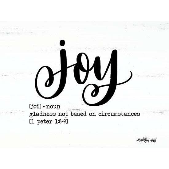 Penny Lane Publishing Joy By Imperfect Dust Art Print - 12 X 12