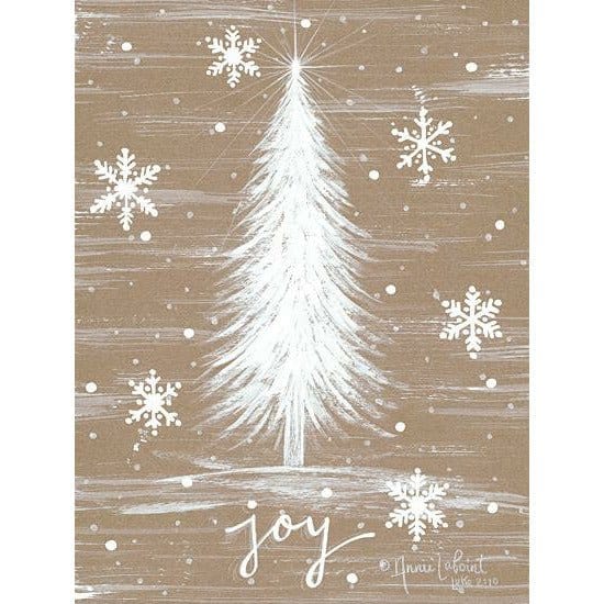 Penny Lane Publishing Joy Christmas Tree By Annie La Point Art Print - 12 X 16