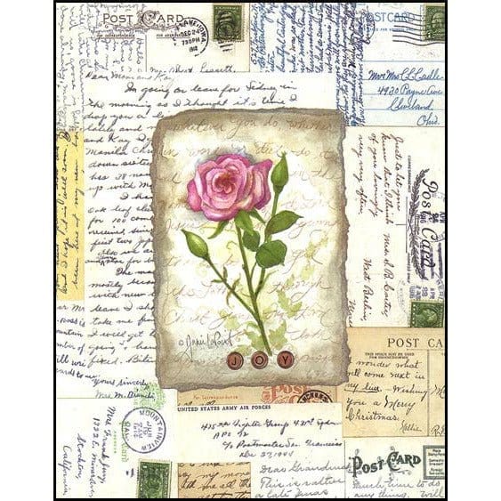 Joy Rose By Annie La Point Art Print - 11 X 14-Penny Lane Publishing-The Village Merchant