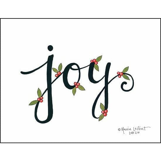 Penny Lane Publishing Joy With Berries By Annie La Point Art Print - 12 X 16