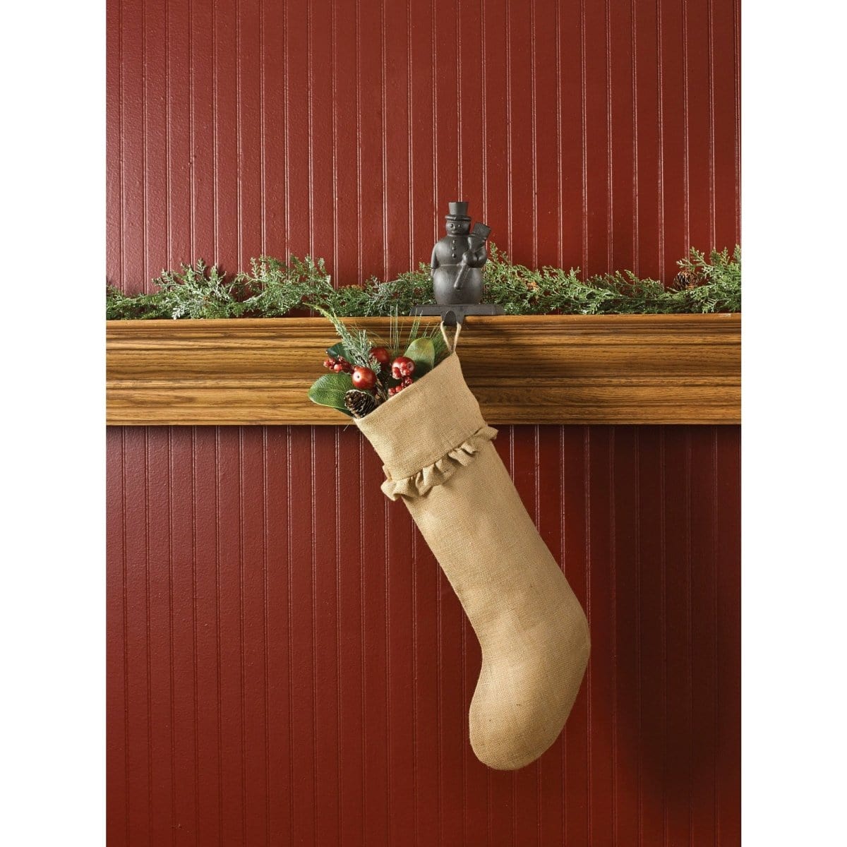 Jute Burlap Stocking-Park Designs-The Village Merchant