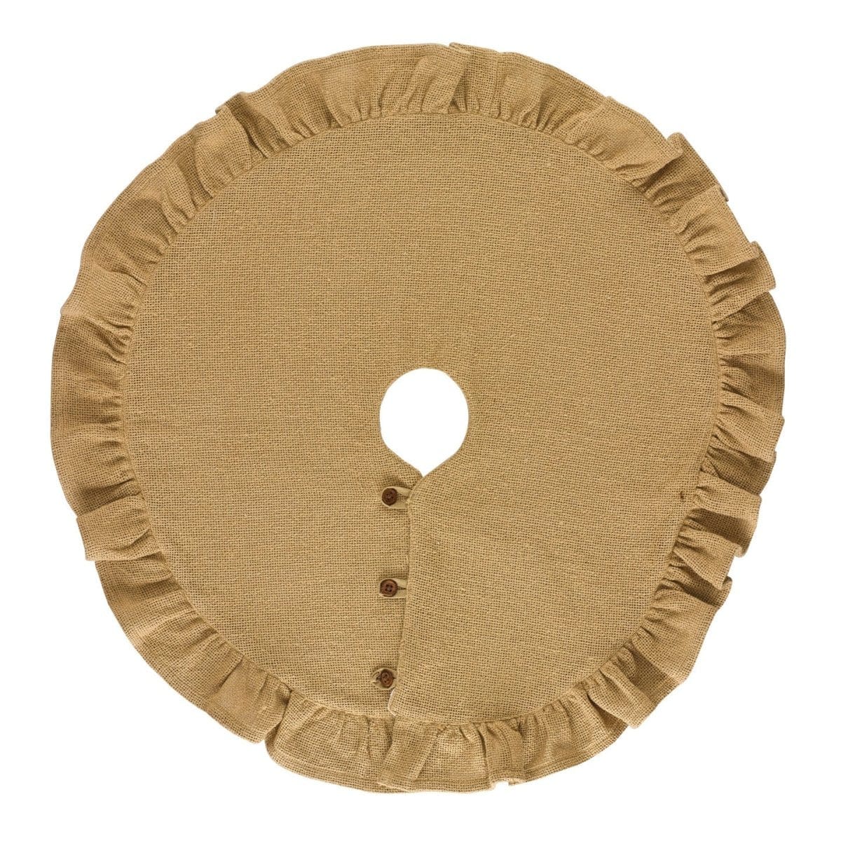 Jute Burlap Tree Skirt 24" Diameter-Park Designs-The Village Merchant