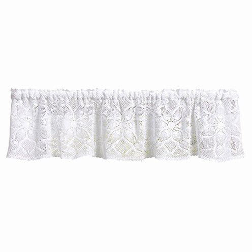 Kadia Crochet Lace Valance Unlined-Park Designs-The Village Merchant