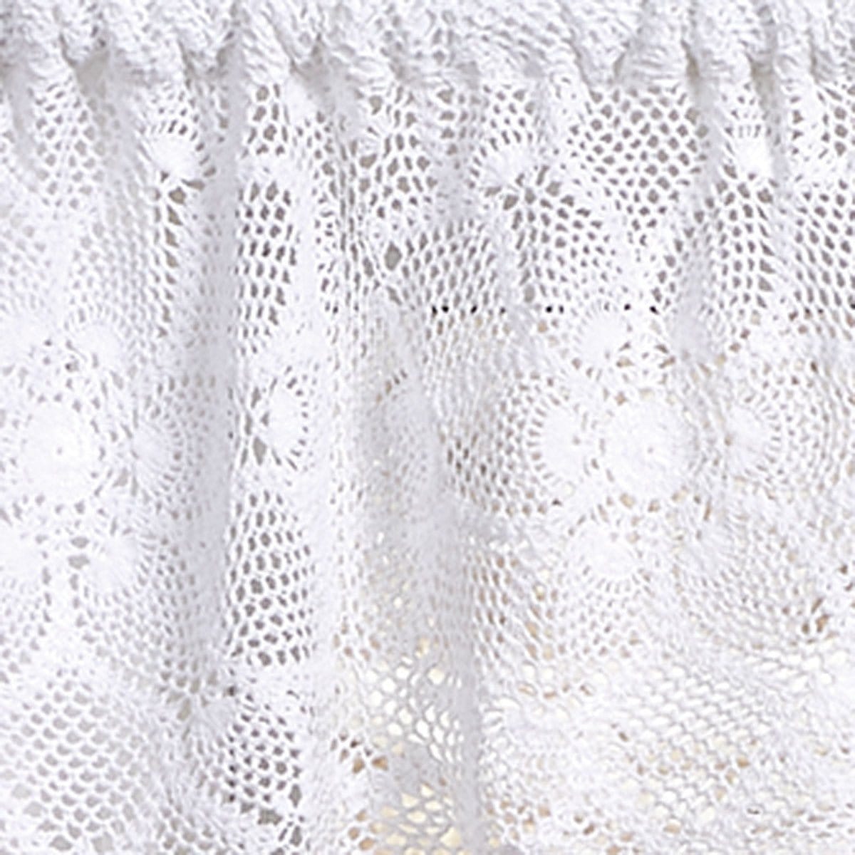 Kadia Crochet Lace Valance Unlined-Park Designs-The Village Merchant