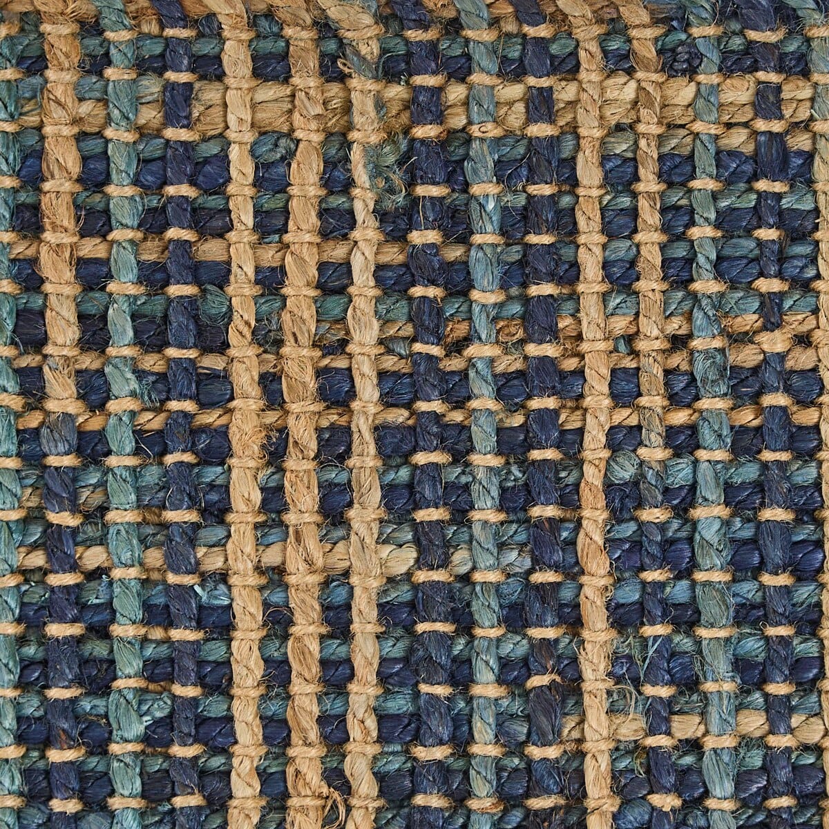 Park Designs Placemat Kaleidoscope in Blue Woven Placemat Rectangle Set of 2