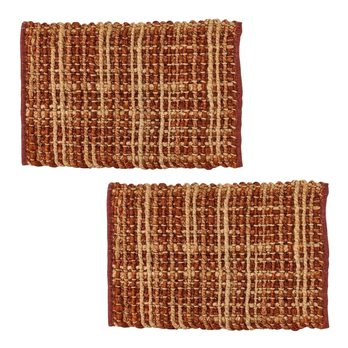 Park Designs Placemat Kaleidoscope in Terra Woven Placemat Rectangle Set of 2