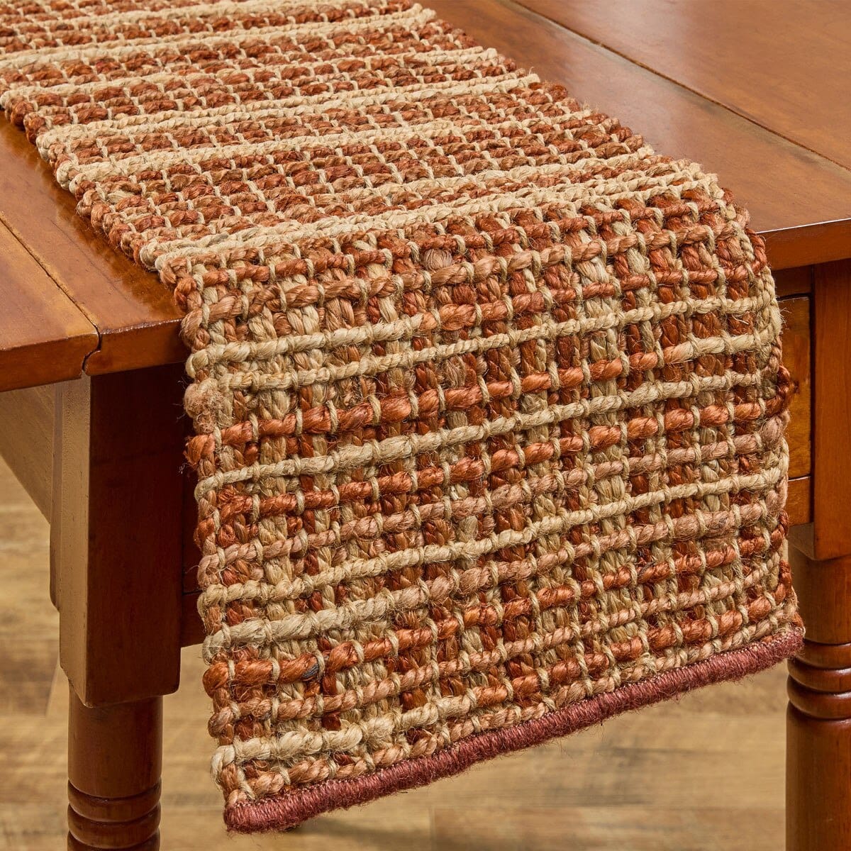 Park Designs Table Runner Kaleidoscope in Terra Woven Table Runner 36" Long