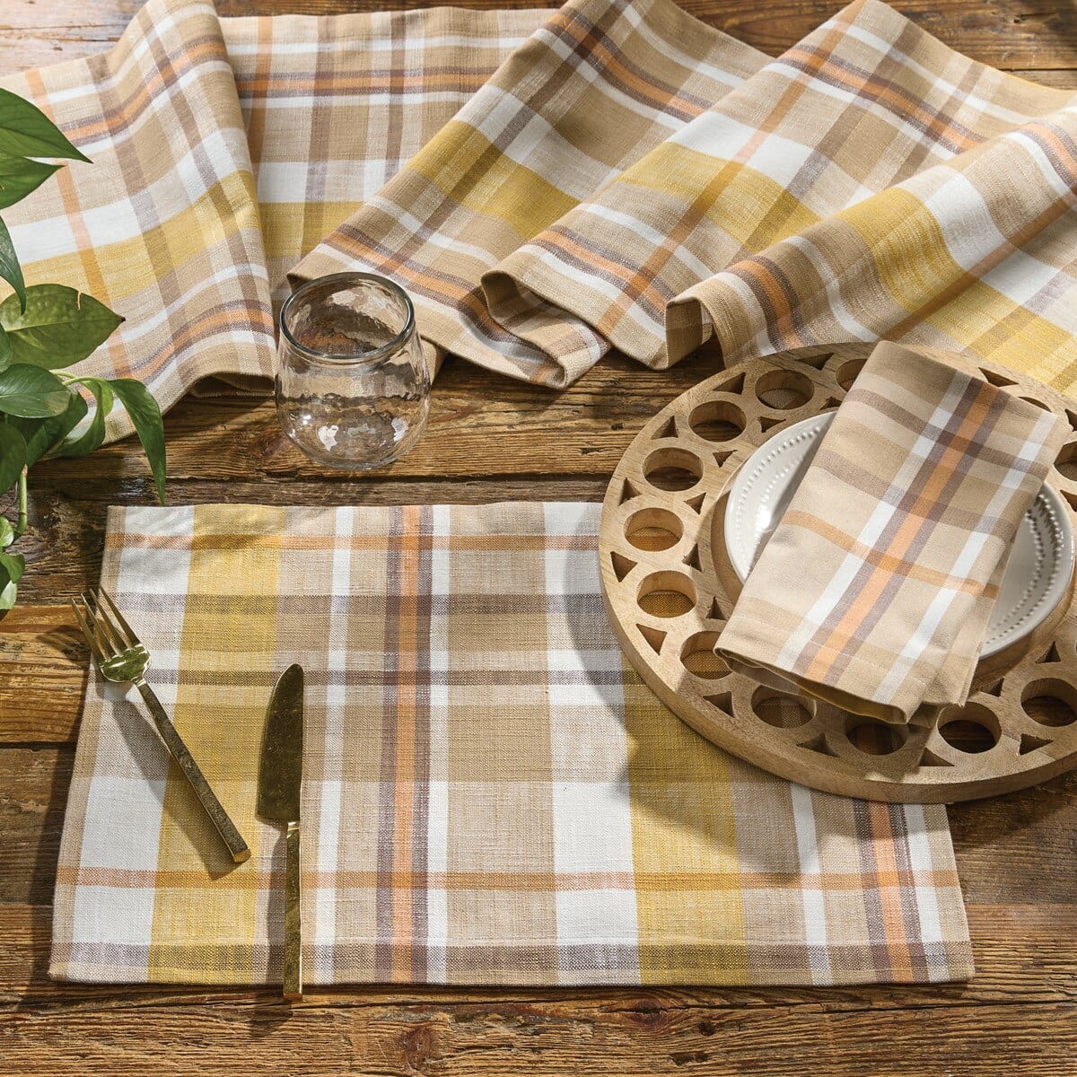 Keaton Plaid Placemat Set of 2