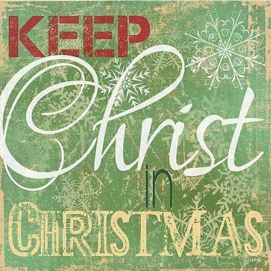 Keep Christ In Christmas I By Marla Rae Art Print - 12 X 12-Penny Lane Publishing-The Village Merchant