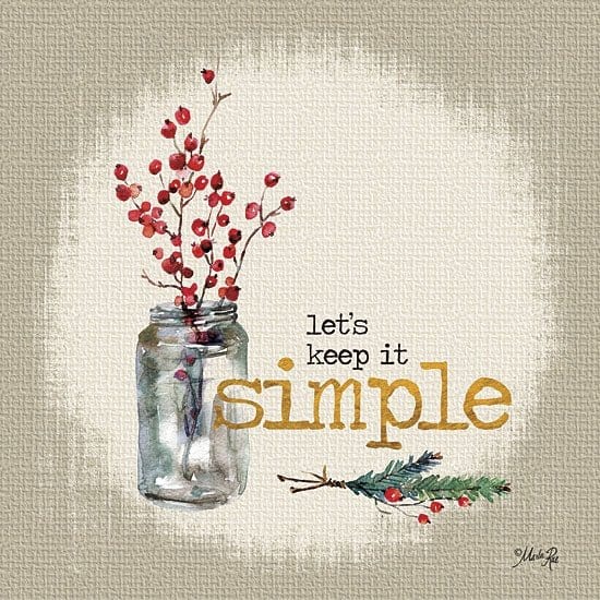 Keep It Simple By Marla Rae Art Print - 12 X 12-Penny Lane Publishing-The Village Merchant