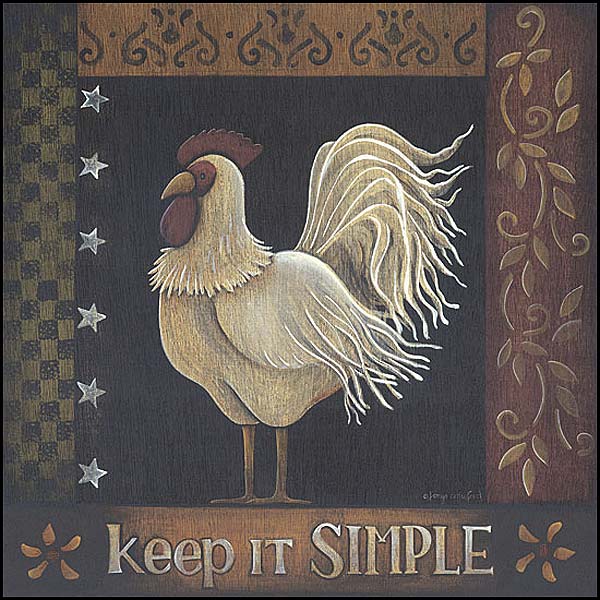 Keep It Simple By Tonya Crawford Art Print - 16 X 16-Penny Lane Publishing-The Village Merchant