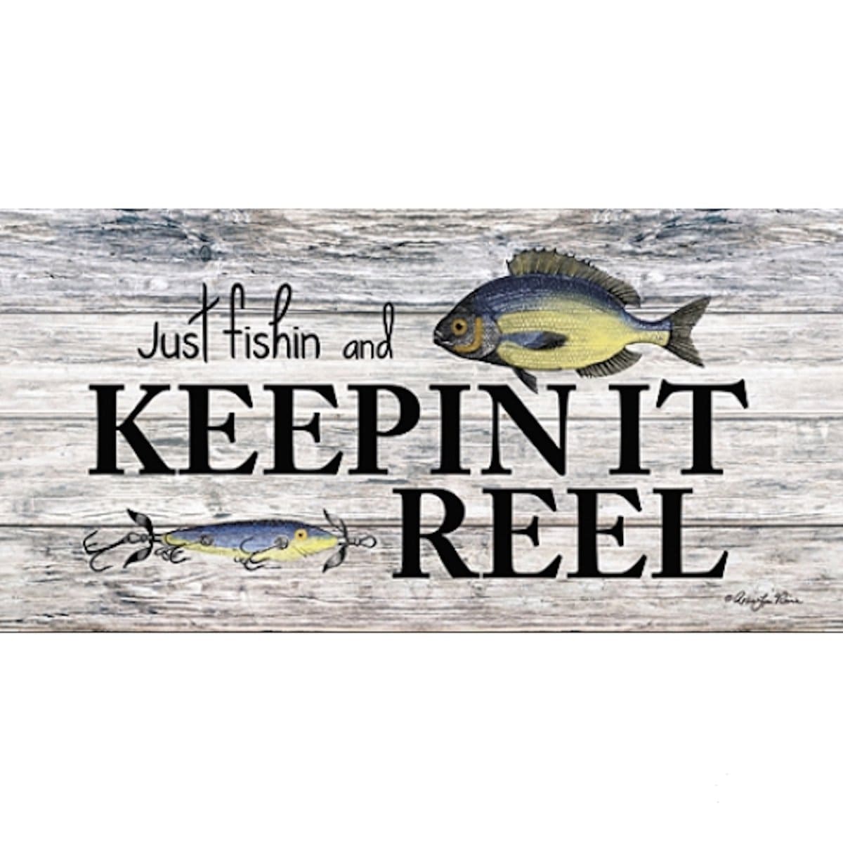 Keepin&#39; It Reel By Robin-Lee Vieira Art Print - 9 X 18-Penny Lane Publishing-The Village Merchant